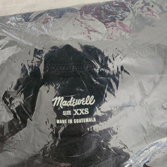 NEW Madewell Black Vintage Crewneck Cotton Short Sleeve T-Shirt Top - Picture 5 of 8